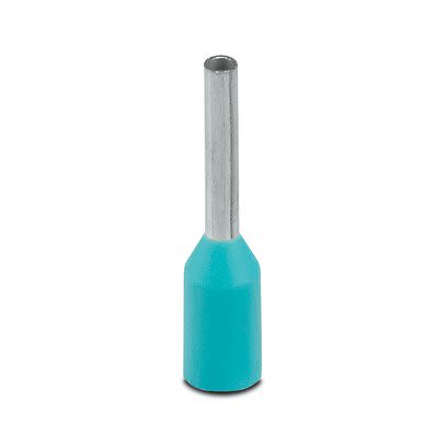 Phoenix Contact, AI Insulated Ferrule, 6 mm Pin Length, 0.8 mm Pin Diameter, Turquoise