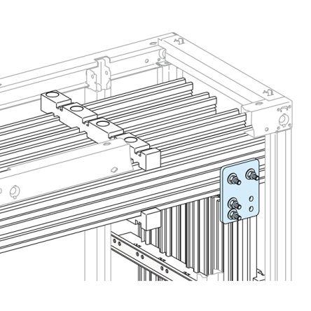 Schneider Electric Linergy Series Accessory Kit for Use with Linergy Busbar 140 mm x 140 mm x 130mm