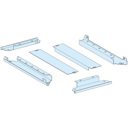 Schneider Electric PrismaSeT P Series Sheet Steel Gland Plate for Use with PrismaSeT PrismaSeT P Cubicle x 400 mm x