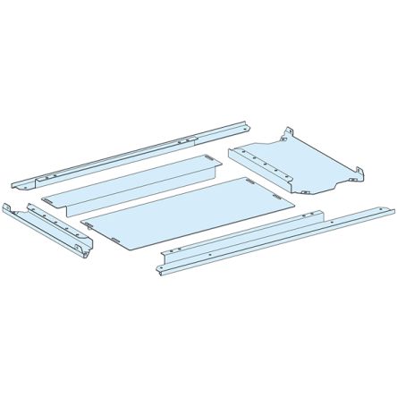 Schneider Electric PrismaSeT P Series Sheet Steel Gland Plate for Use with PrismaSeT PrismaSeT P Cubicle x 800 mm x