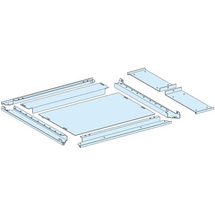 Schneider Electric PrismaSeT P Series Sheet Steel Gland Plate for Use with PrismaSeT PrismaSeT P Cubicle x 800 mm x