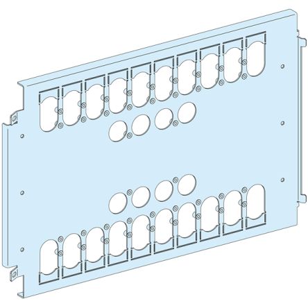 Schneider Electric PrismaSeT P Series Sheet Steel Mounting Plate for Use with PrismaSeT P Cubicle, PrismaSeT G Enclosure