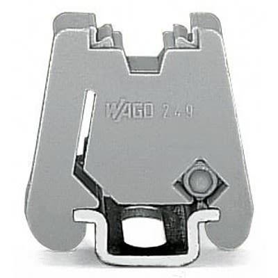 WAGO 249 Series End Stop for Use with DIN Rail 15