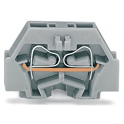 WAGO 260-306-1 260 Series Terminal Block Orange, 1.5mm², 2-Level, Cage Clamp