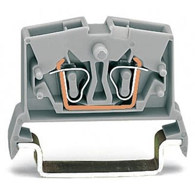WAGO 264-711-1 264 Series Terminal Block Grey, 2.5mm², 1-Level, Cage Clamp