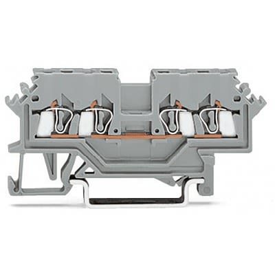 WAGO 279-621-1 279 Series Terminal Block Grey, 1.5mm², 4-Level, Cage Clamp