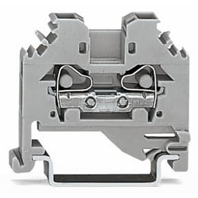 WAGO 281-101-1 281 Series Terminal Block Grey, 4mm², 2-Level, Cage Clamp