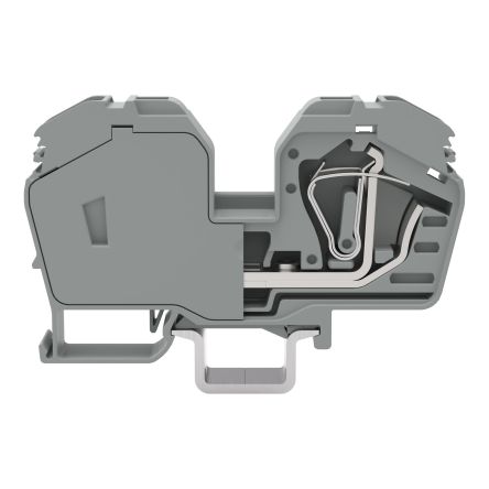 WAGO 285-635-1 285 Series Terminal Block Grey, 35mm², 2-Level, Cage Clamp