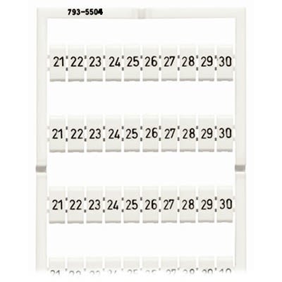 WAGO 21 - 30 Marking Card