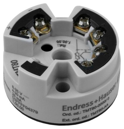 Endress+Hauser TMT80 Temperature Transmitter PT100 Input, 85 °C, -40 °C