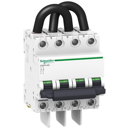 Schneider Electric C120 Acti9 PV Circuit Breaker, 2-Pole, 13A, Type B, 800 V dc DC, 3 kA Breaking Capacity