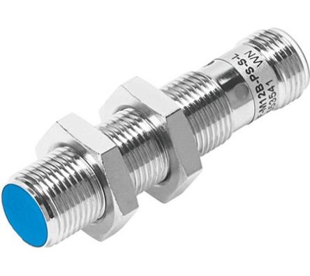 Festo SIEF-M12B-PS-S-L Threaded Barrel Inductive Proximity Sensor, M12 NPN SIEF 30V 3 mm 30 V dc 200mA