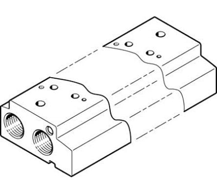Festo VABM series 10 station G Manifold for use with Valves, 552660