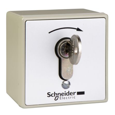 Schneider Electric Spring Return Control Station Switch - SPST, Zinc Alloy, IP54