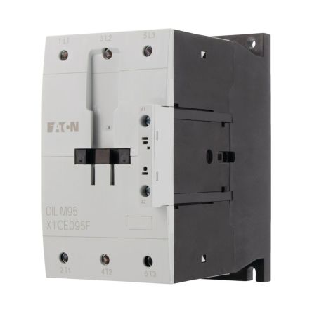 Eaton DILM Contactor, 240V ac Coil, 3-Pole, 95 A, 45 kW 240V ac, 3 NO, 400V ac