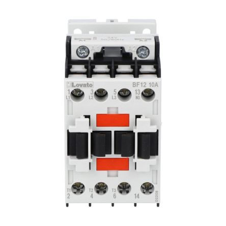 Lovato BF Contactor, 24V ac Coil, 3-Pole, 12 A, 5.5 kW, 3 NO, 440V ac