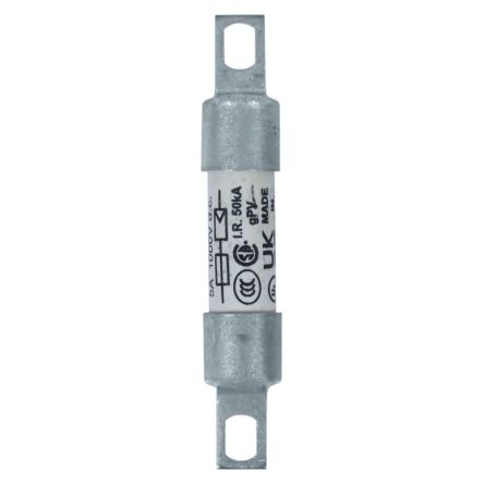 Eaton 5A Bolt Fixing Photovoltaic Fuse 10 x 38 mm 1000V dc, 49.7 mm