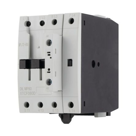 Eaton DILMP Contactor, 230V ac Coil, 4-Pole, 80 A, 22 kW 230V ac, 4 NO, 400V ac