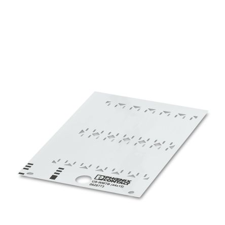 Phoenix Contact, US-WMTB Plastic Cable Marker for use with Modular Terminal Block