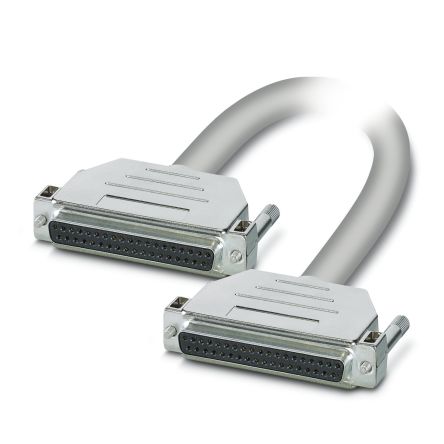 Phoenix Contact Female D-Sub 37-Pin to Female DB37 Serial Cable, 1 m Polyvinyl Chloride, 230 Series