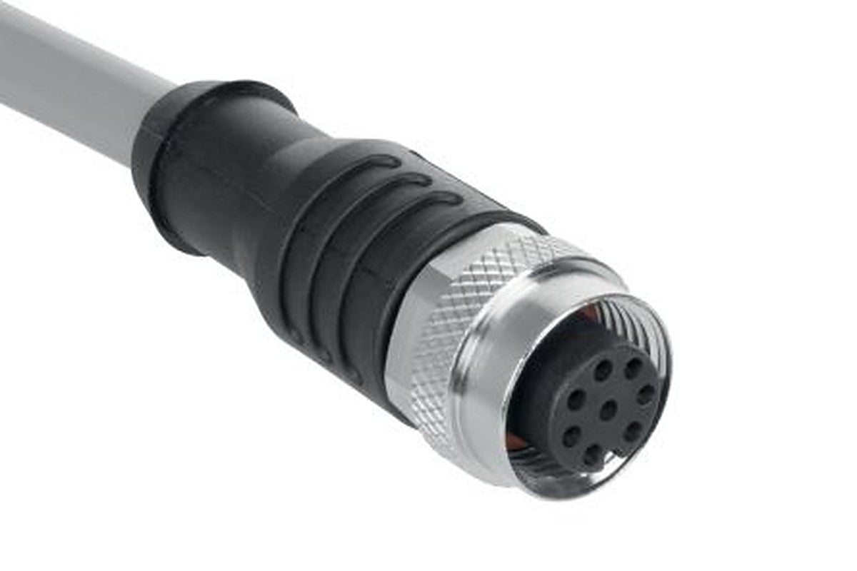 Schmersal Circular Connector, 8 Contacts, Cable, M12 Connector, Socket, Female, IP65, IP67, A-K8P-M12 Series