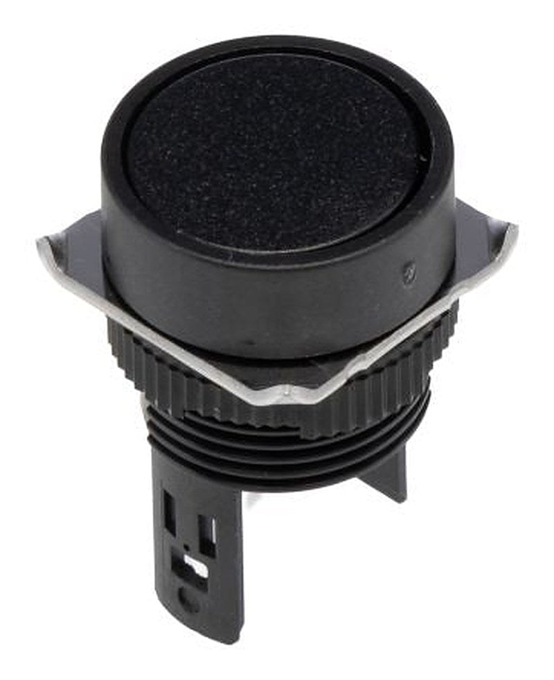 Omron A16 Series Push Button Switch, Momentary, Panel Mount, 16 mm Cutout, SPDT, IP40, 30 V dc