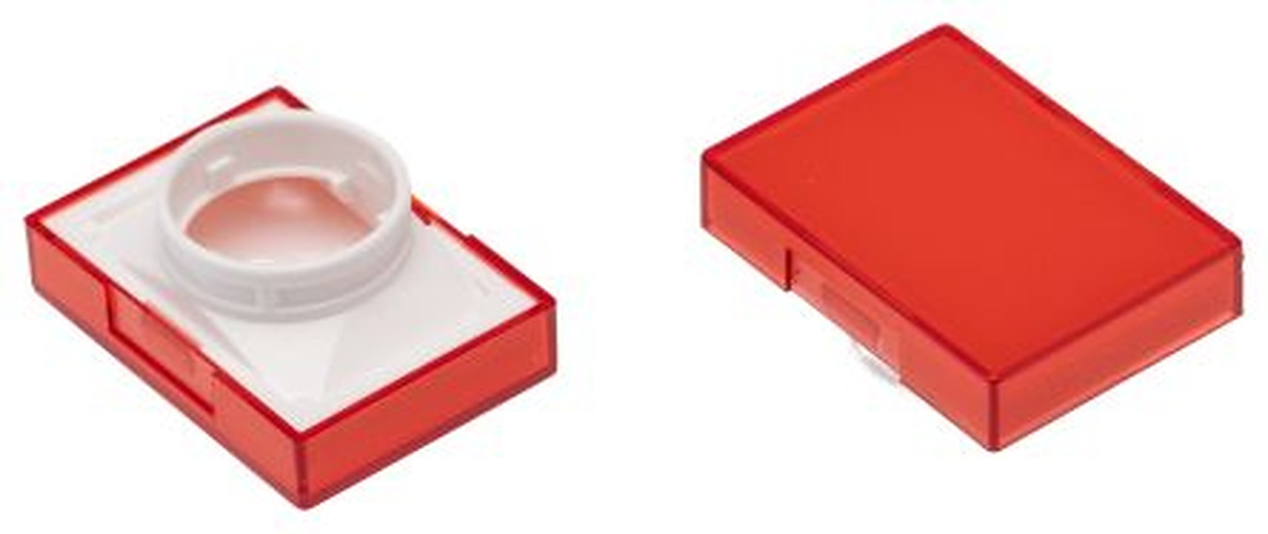Omron Red Rectangular Push Button Lens for Use with A16 Series LED/Incandescent Lamp Push Button Switch