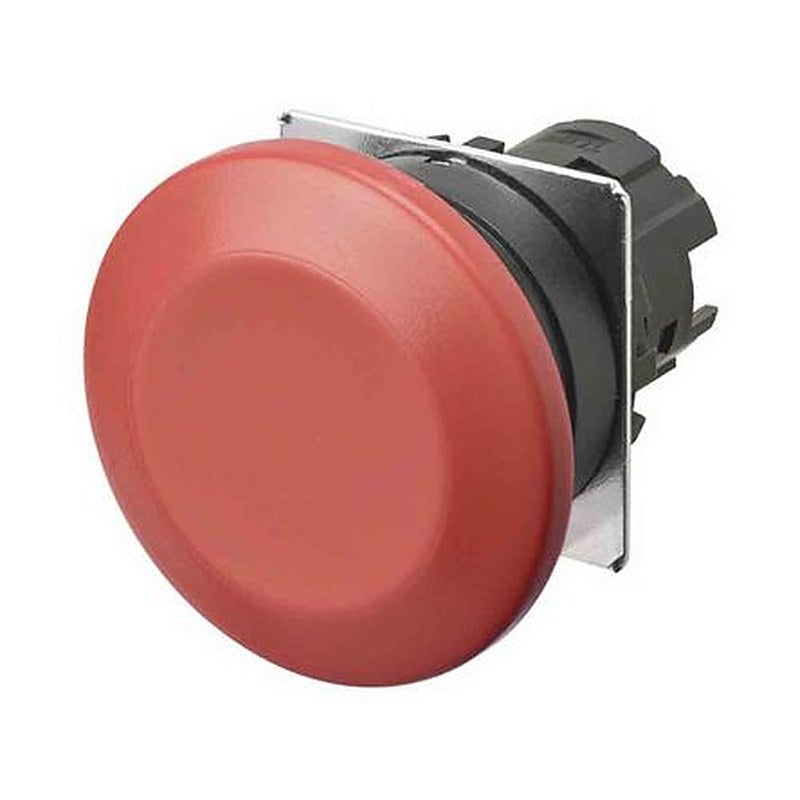Omron A22NZ Series Push Button Switch, Momentary, Panel, 22 mm Cutout, SPST, Red LED, IP66, 30 V dc 24 V ac