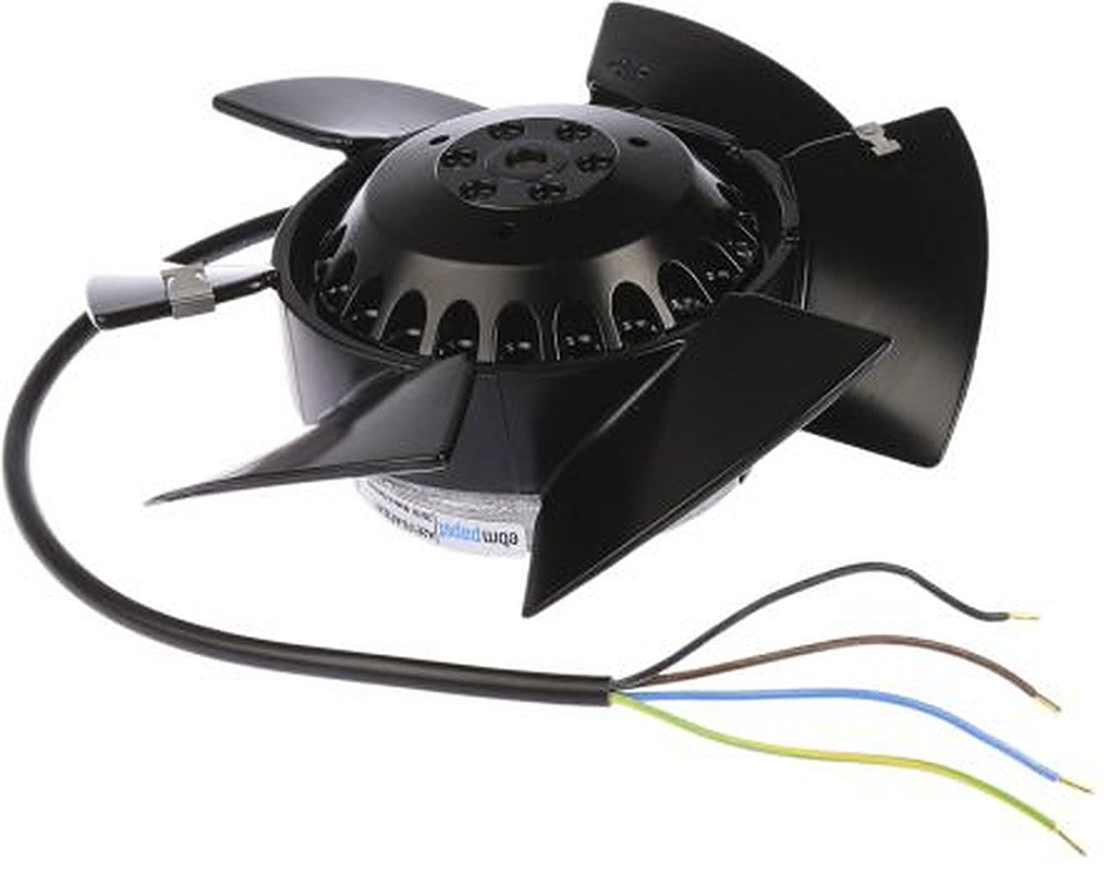ebm-papst A2E170 Series Axial Fan, 230V ac, 565 m³/h, 53 W, 230 mA Max, IP44 170 mm, 63mm, 63 mm