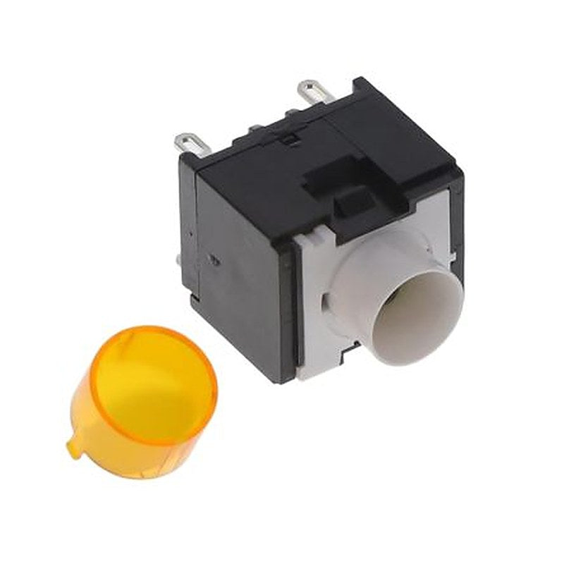 Omron A3AT Series Illuminated Pushbutton, Momentary, Through Hole, SPST-NO, IP00