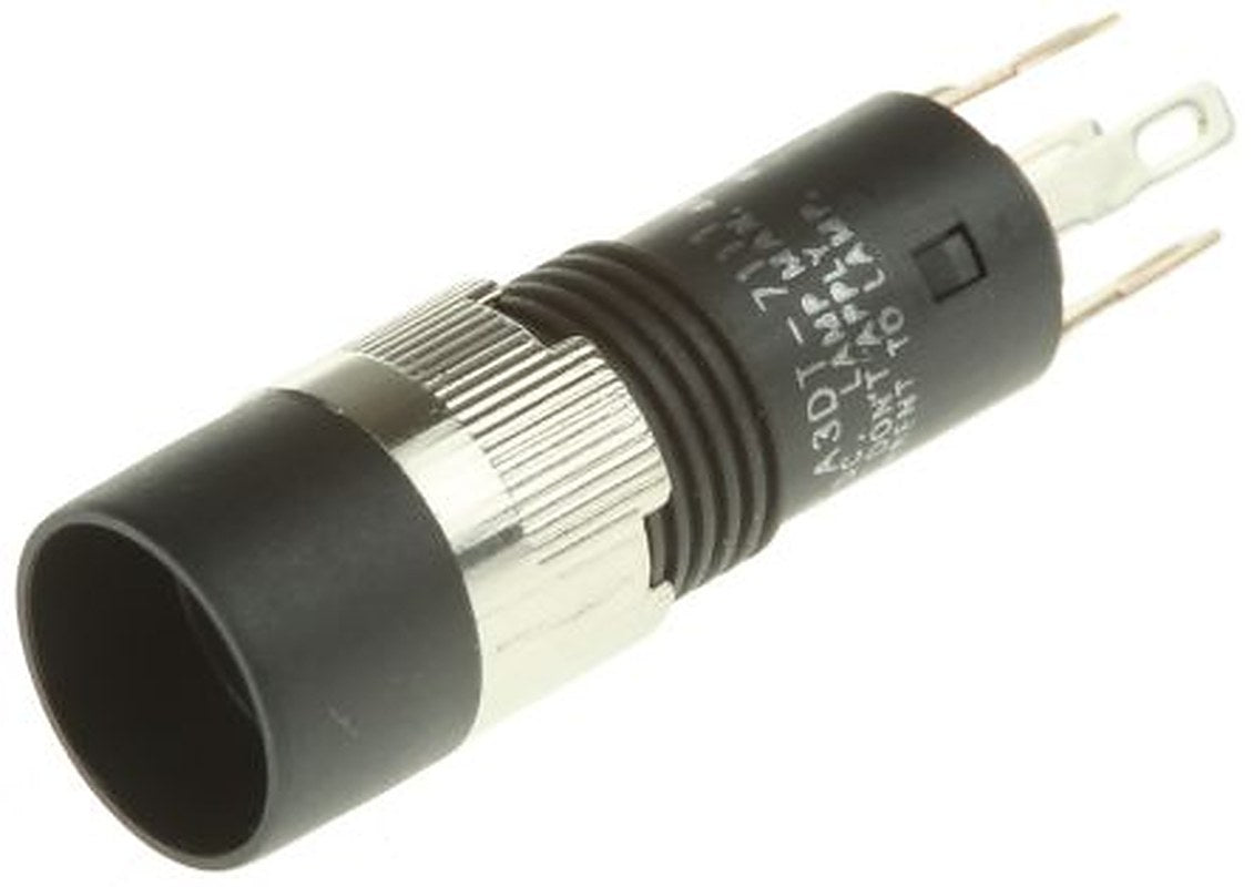 Omron A3d Series Illuminated Push Button Switch, Momentary, Panel, 8 mm Cutout, SPST, Green, Red, White, Yellow LED,