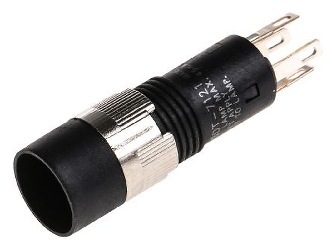 Omron A3d Series Illuminated Push Button Switch, Latching, Panel, 8 mm Cutout, SPST, Green, Red, White, Yellow LED,