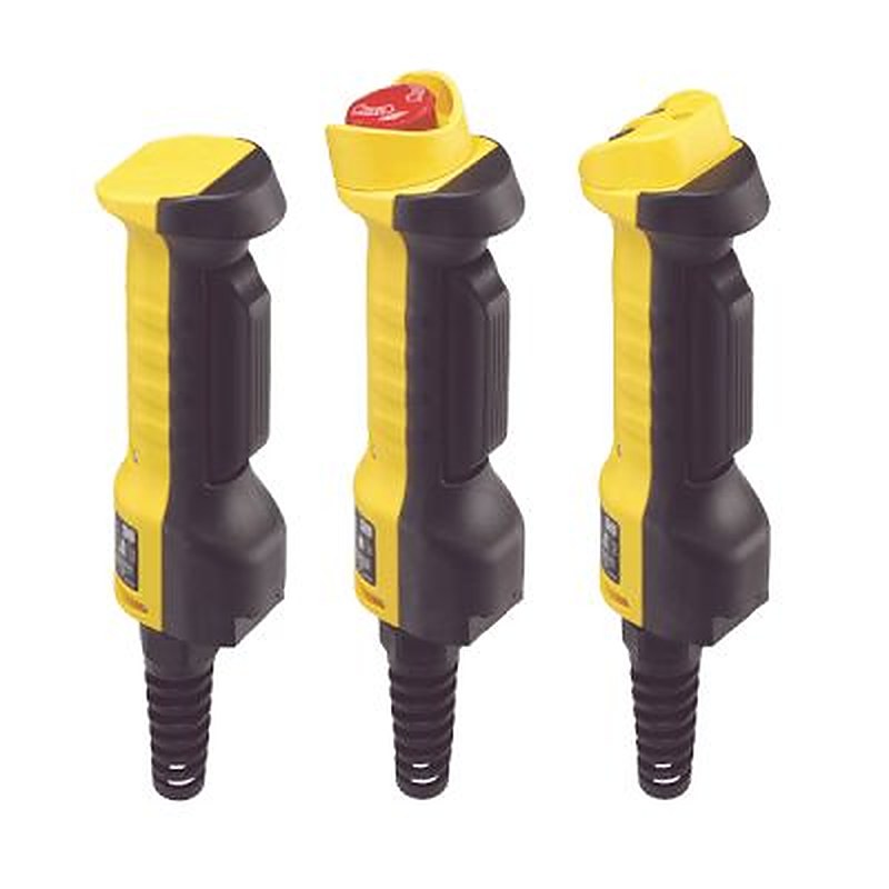 Omron A4E Series Safety Enabling Switch, 3 Position, 2 NO/1 NC, IP65