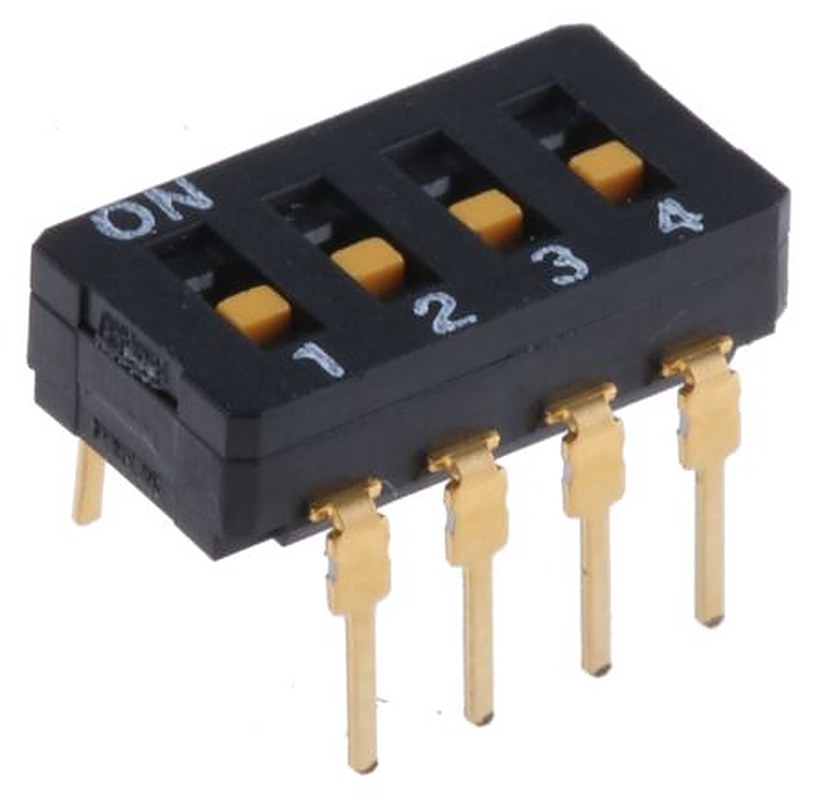 Omron Slide Rotary Coded DIP Switch Through Hole