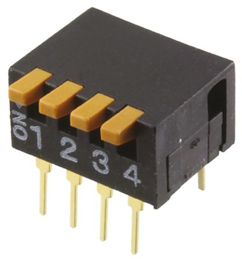 Omron Piano Rotary Coded DIP Switch Through Hole
