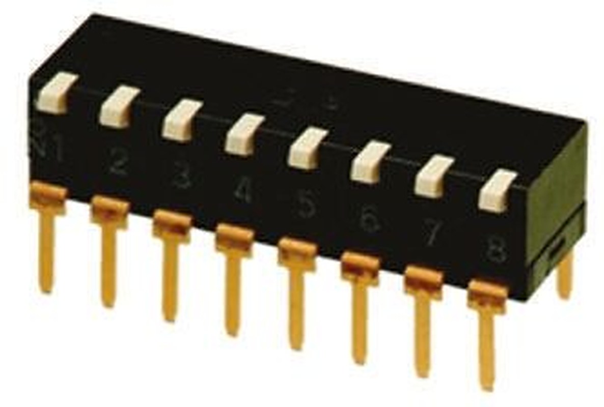 Omron Lever Rotary Coded DIP Switch Through Hole
