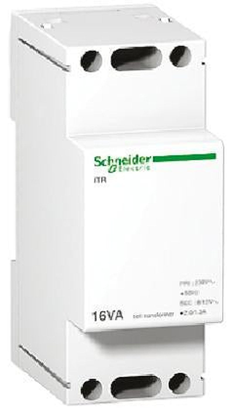 Schneider Electric 16 VA DIN Rail Transformer, 230 V ac Primary, 12 V ac Secondary
