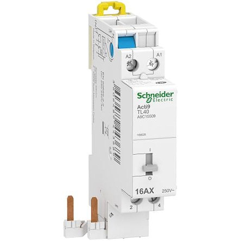 Schneider Electric DIN Rail Power Relay, 230V ac Coil, 16A Switching Current, DPST