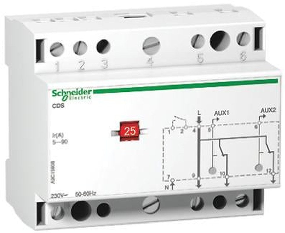 Schneider Electric Acti9 Contactor, 230V ac Coil, 1-Pole, 90 A, 230V ac