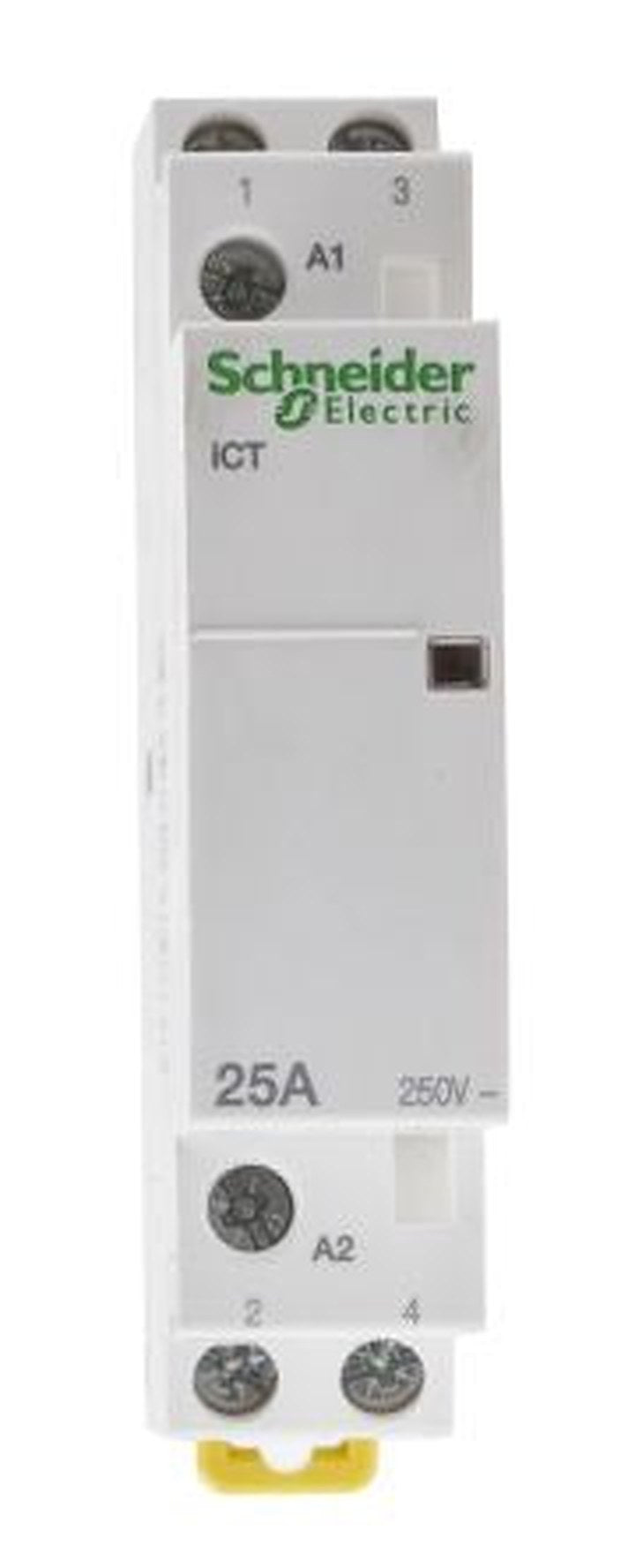Schneider Electric Acti9 iCT Contactor, 48V ac Coil, 2-Pole, 25 A, 1.3 W 48V ac, 2 NO, 250V ac