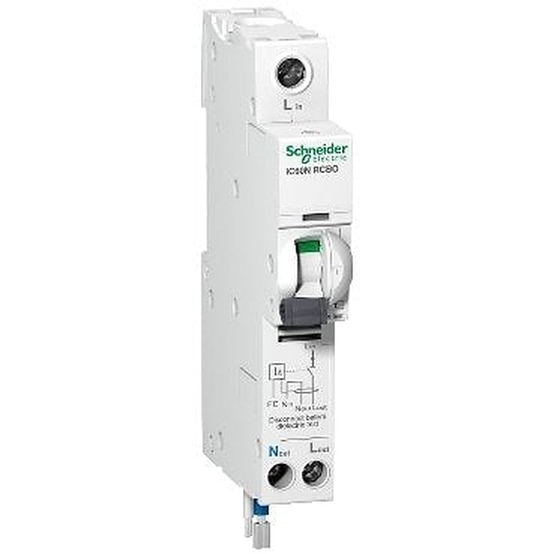 iC60N - earth leakage circuit breaker - 1P + N - C curve - 16 A - 30 mA - 240 V (iC60N) is a Schneider Electric product. Designed for reliable performance and long service life. Available across Iraq — contact us for pricing and delivery options.