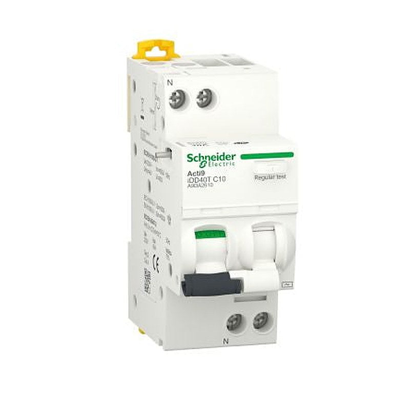 Schneider Electric Residual Current Circuit Breaker with Overload Protection, 16A Current Rating, 1-Pole, 30 mA Trip