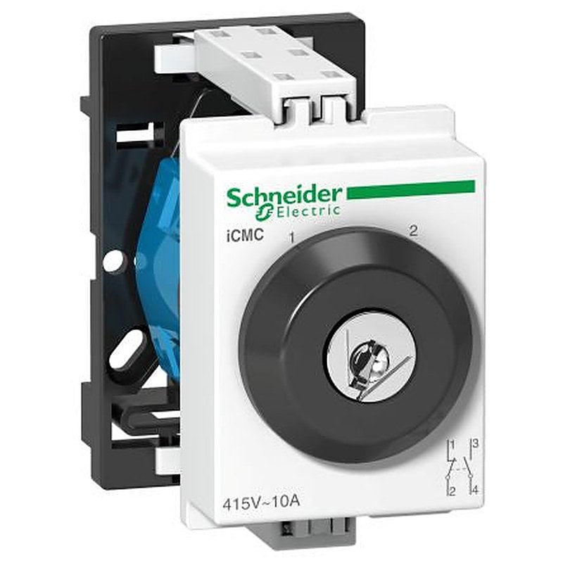 Schneider Electric IP40 Key Switch, SPDT, 10A 2-Way