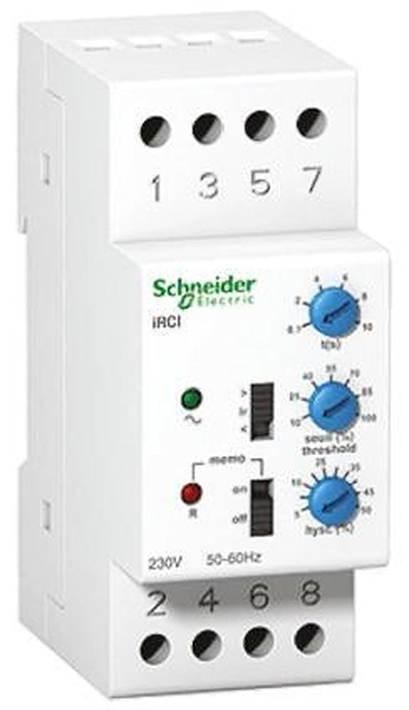 Schneider Electric Monitoring Relay, SPDT, DIN Rail, 230V ac 24 V dc