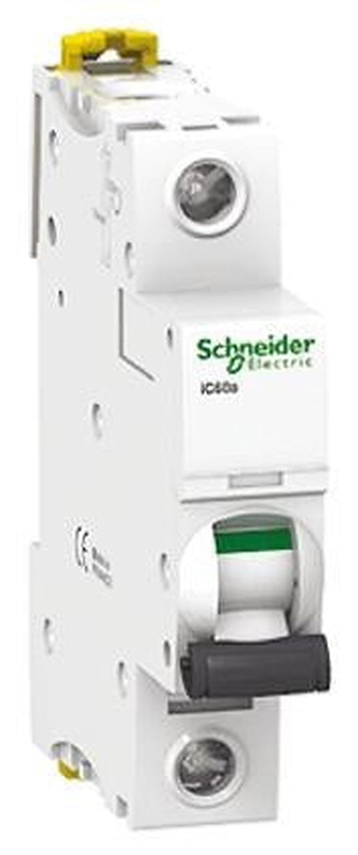 Schneider Electric Acti9 Acti9 iC60 Miniature Circuit Breaker, 1-Pole, 3A, Type C, 240V ac AC, 72 V dc DC, 10 kA