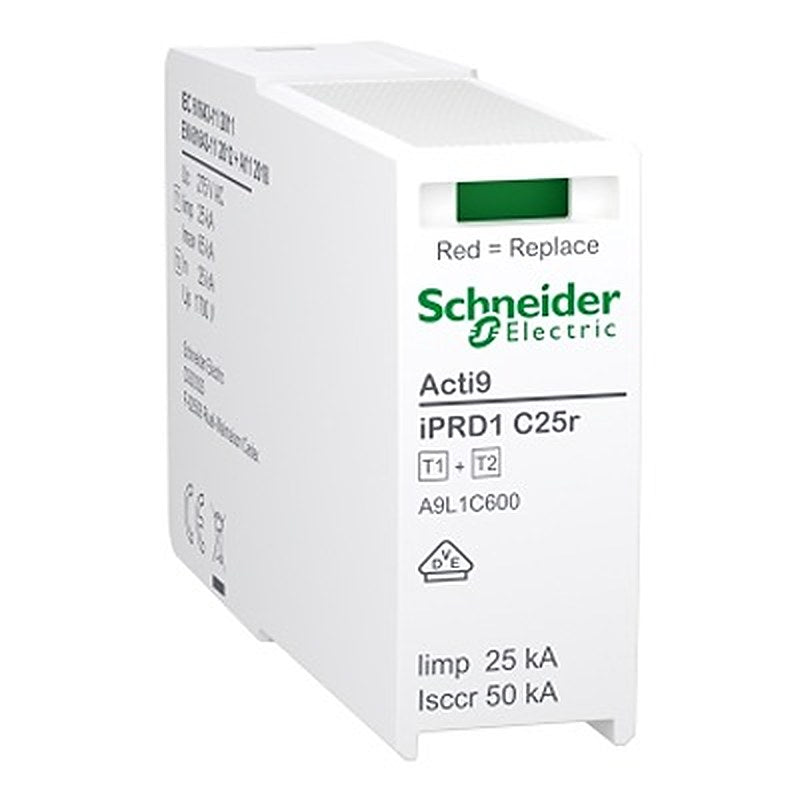 Schneider Electric Cartridge, 65 kA, 1.5 kV, Plug-in