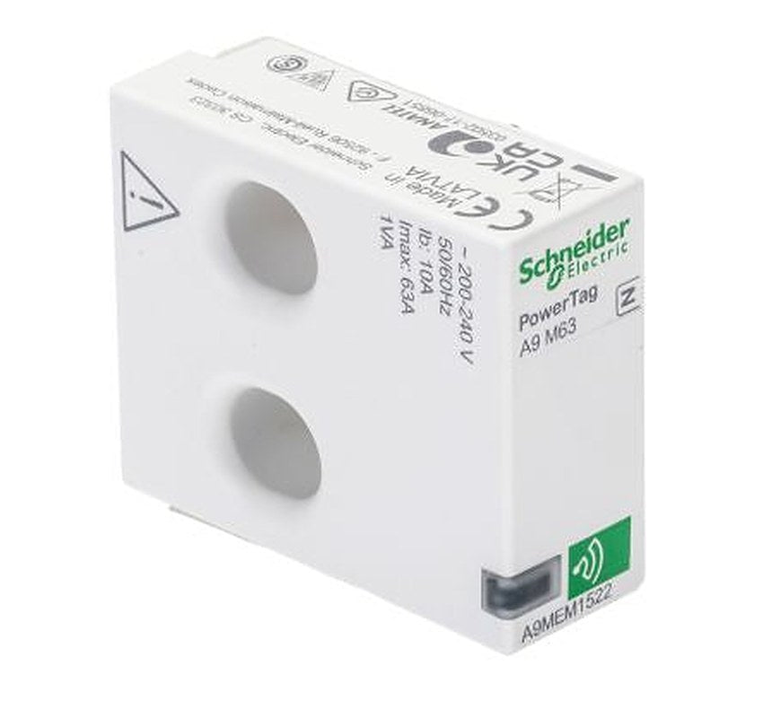 Schneider Electric, Acti9, PowerTag A9, 63A, Energy Sensor, 1 VA, Wireless