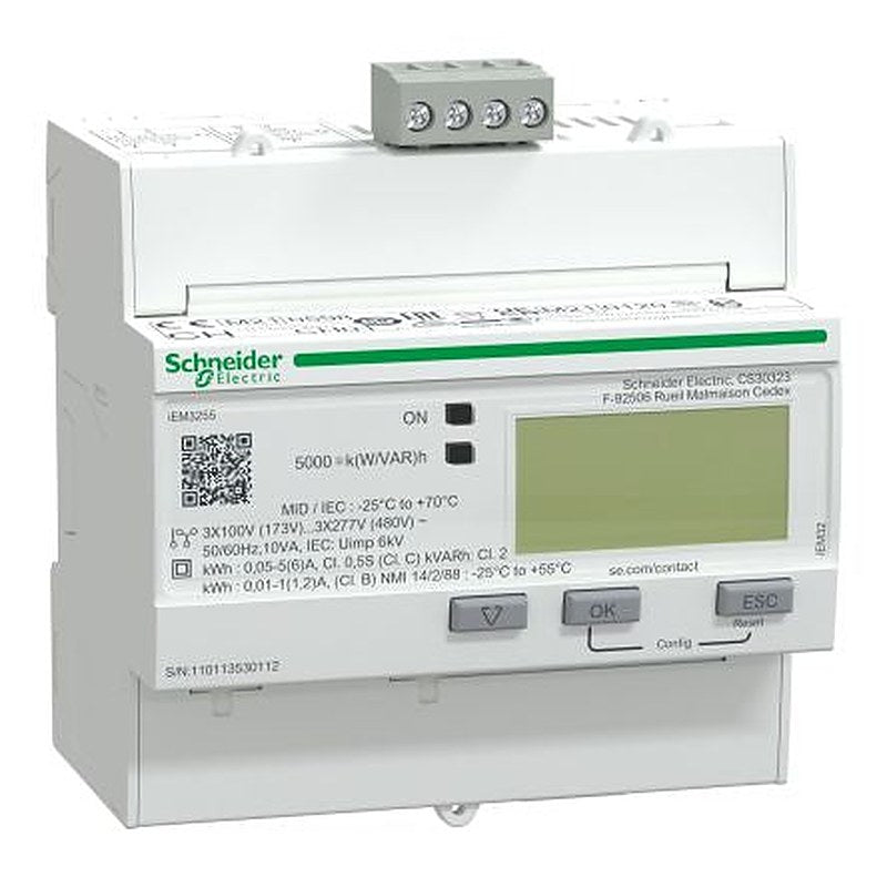 Schneider Electric 3 Phase LCD Energy Meter, Type Digital