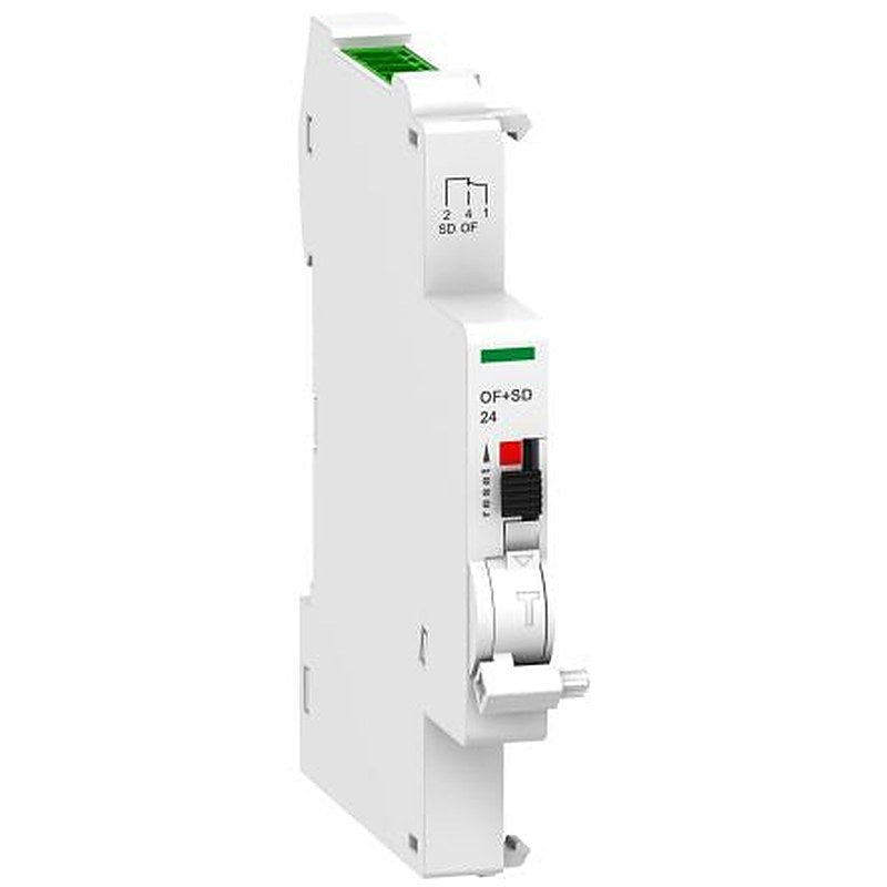 Schneider Electric Auxiliary Contact, 2 Contact, 1 NO/1 NC, Ti24, DIN Rail, 6 A, 24V dc, A9N26899