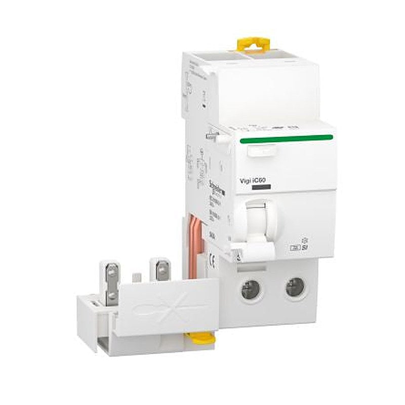 Schneider Electric Acti9 iC60 Series Residual Current Circuit Breaker, 40A, 2-Pole, 30 mA, Type A-SI, 1500 A 240V ac